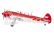 RC letadlo Yak-11 1450mm ARF, červeno/bílá