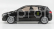 Z-models Mercedes benz B-class (w247) 2018 1:18 Cosmos Black