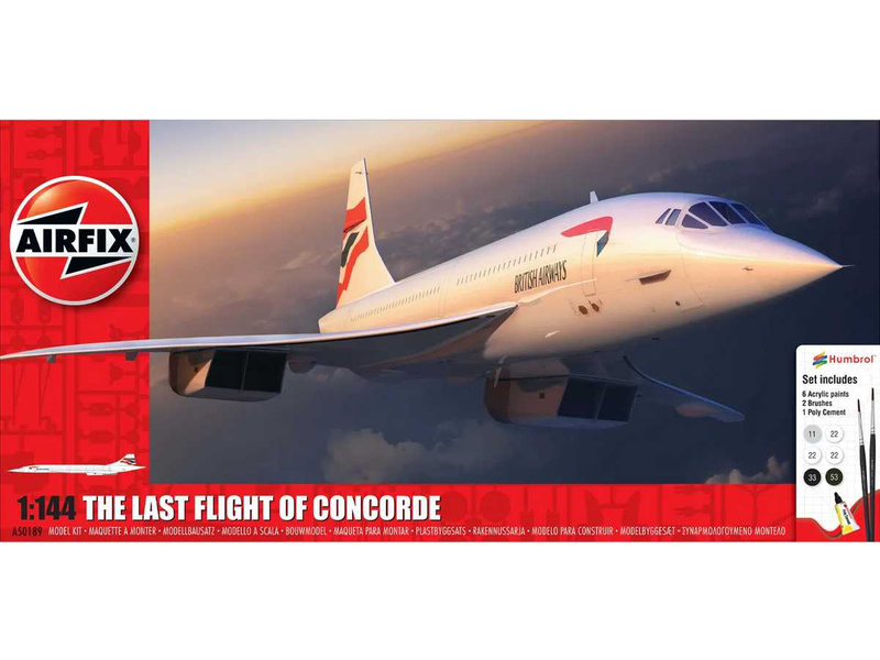 Airfix Poslední let Concorde (1:144) (Giftset) | RCprofi.cz