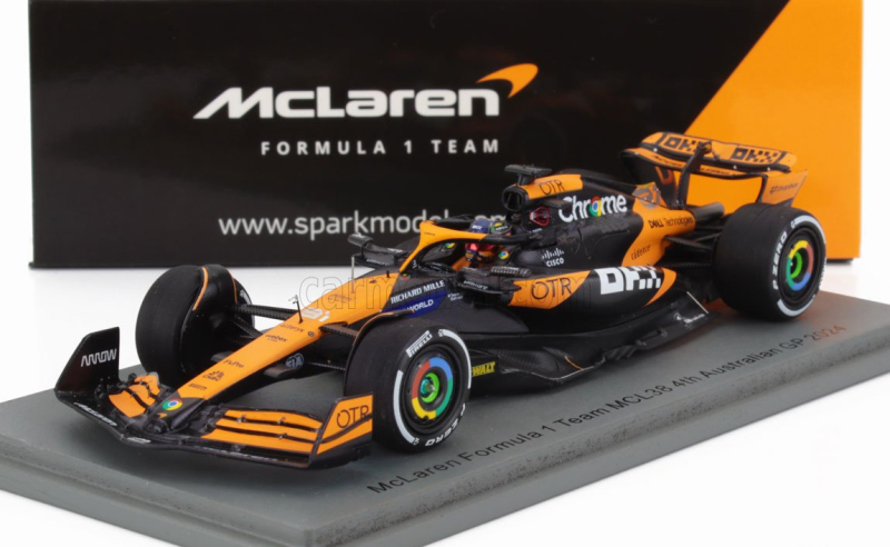 Spark-model Mclaren F1 Mcl38 Team Mclaren N 81 4th