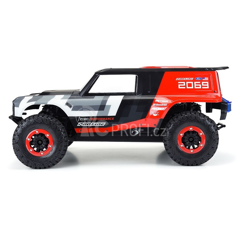 1/10 Ford Bronco R karoserie, čirá, Short Course