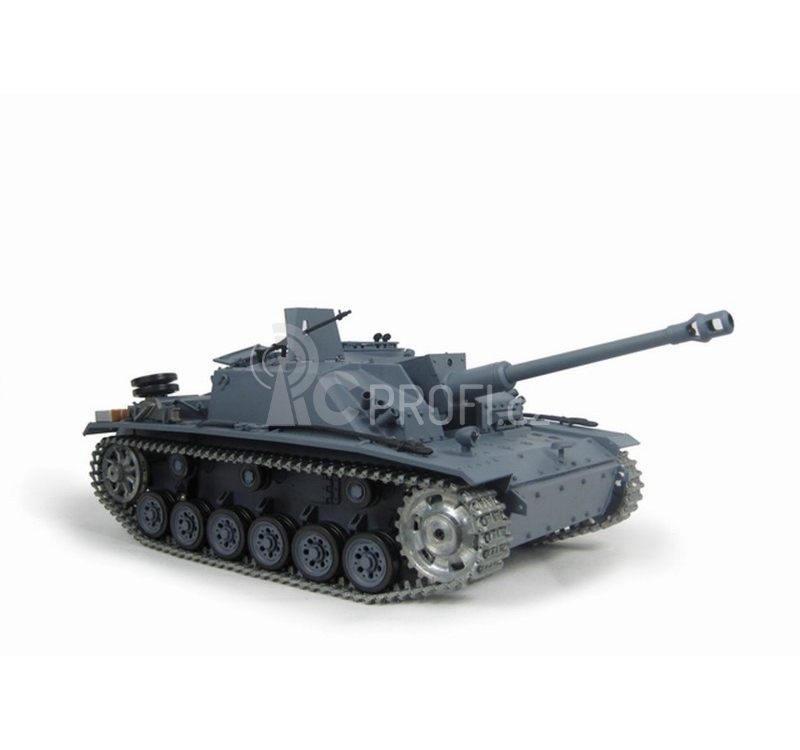 TORRO tank 1/16 RC Sturmgeschütz III Šedý BB