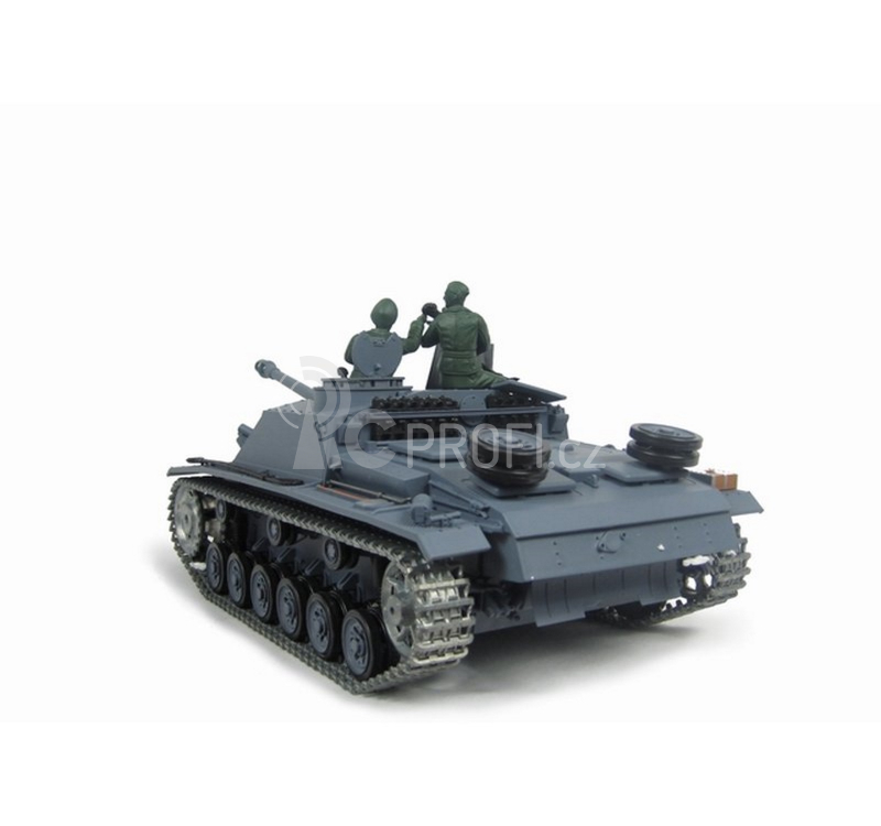 TORRO tank 1/16 RC Sturmgeschütz III Šedý BB