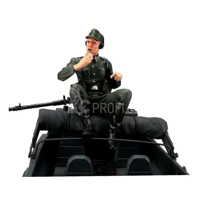 1/16 Schwimmwagen, sada figurek, ručně malované, 3 ks.