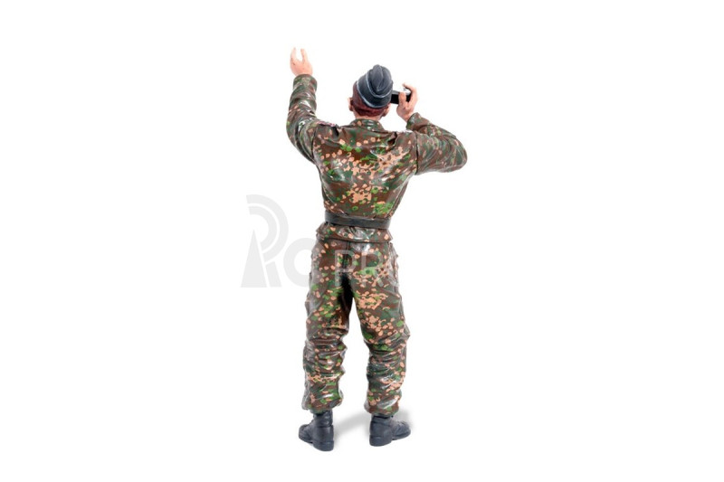 1/16 stojící figurka německého fotografa z 2 sv. války, ručně malovaná