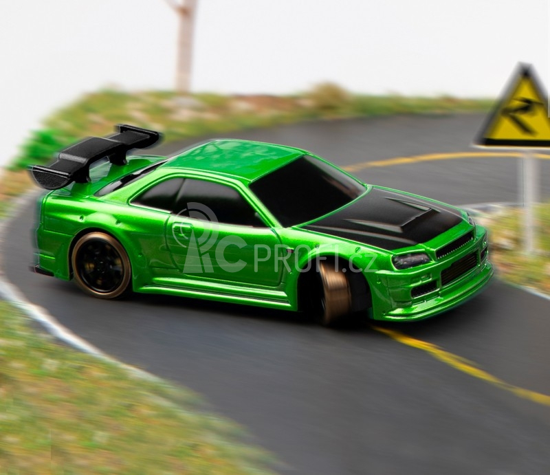 1/76 C64 DRIFT RC Car RTR (zelená metalíza)
