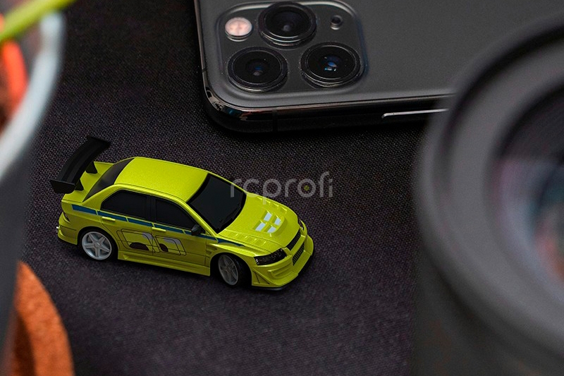 RC auto 1/76 C76 Limitovaná edice RC Sports Car RTR, zelená