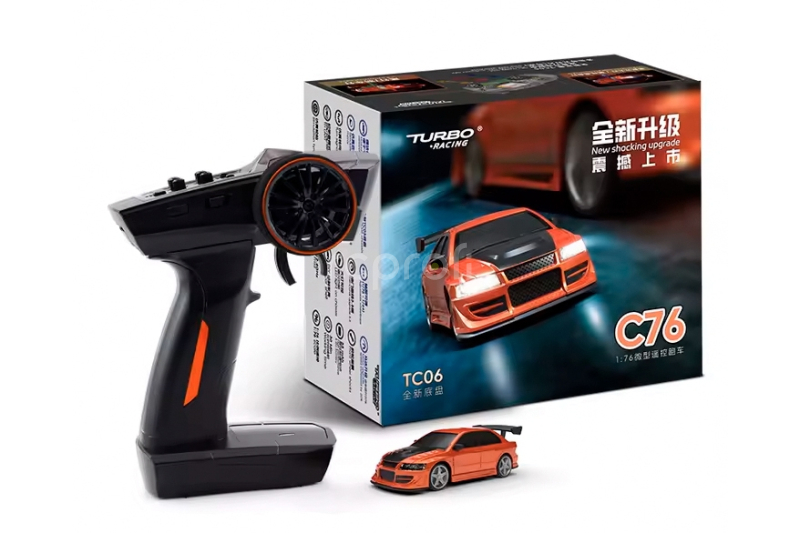 1/76 C76 RC Sports Car RTR (červená)