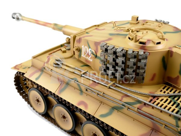 RC tank 1:16 Torro Tiger 1, 2.4GHz, IR, zvuk, kamufláž