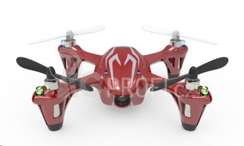 Dron HUBSAN H107C, červená