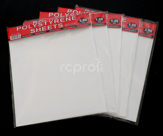 131/529 Plastikové desky 1.5mm (2ks, 220x190mm)