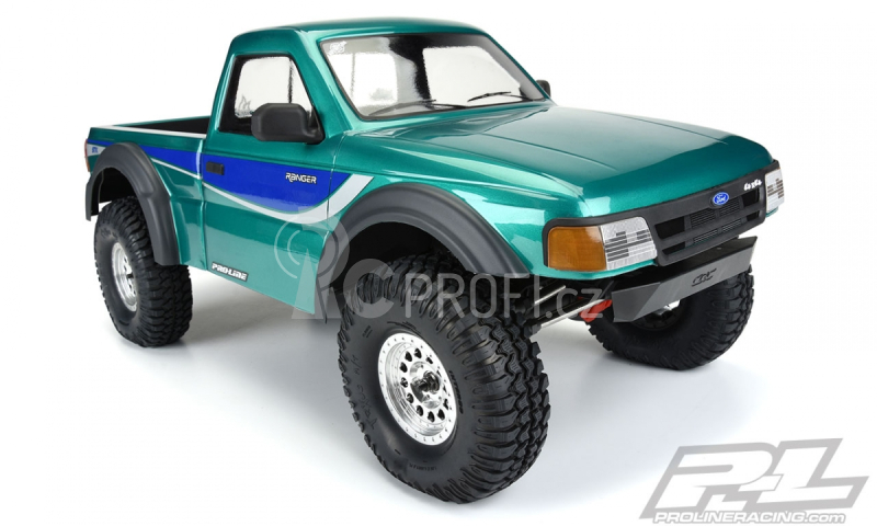 1993 Ford Ranger karoserie, čirá, pro 12.3 (313mm) Crawler