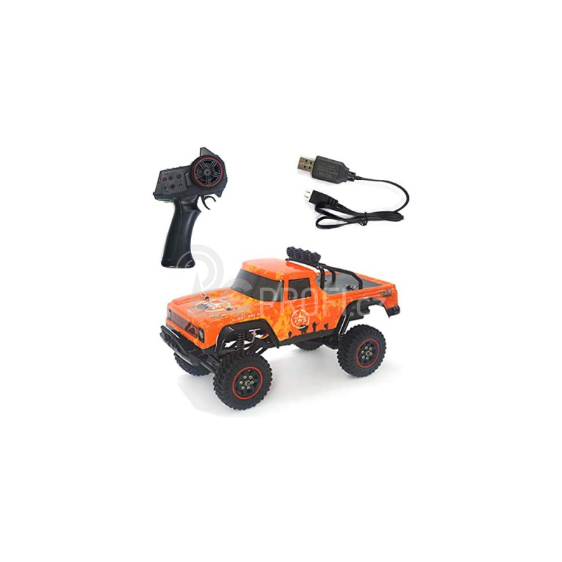 RC auto Crawler 1:18, oranžová