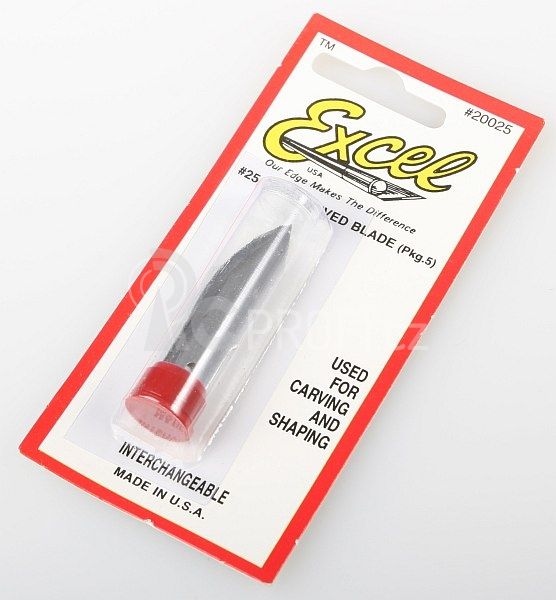 20025 čepel oblá s hrotem 5ks č.25