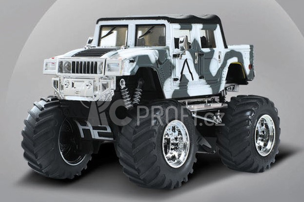 BAZAR - Mini RC Monster Truck, bílá maskáčová