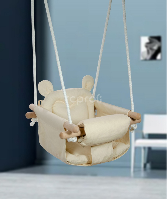 2Kids Toys Houpačka Medvídek béžová - poškozený obal