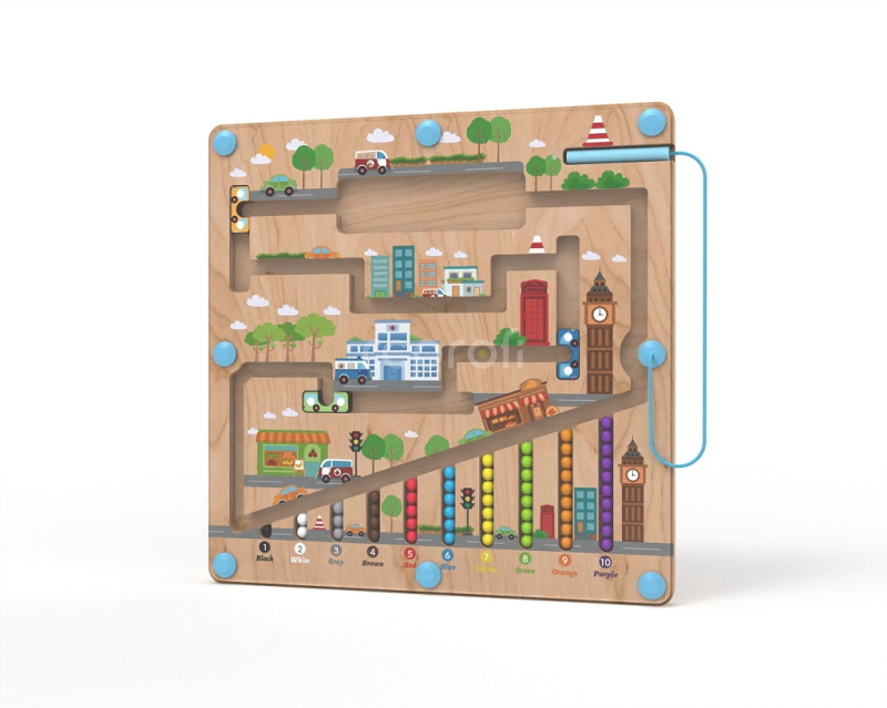 2Kids Toys Magnetická hrací deska City