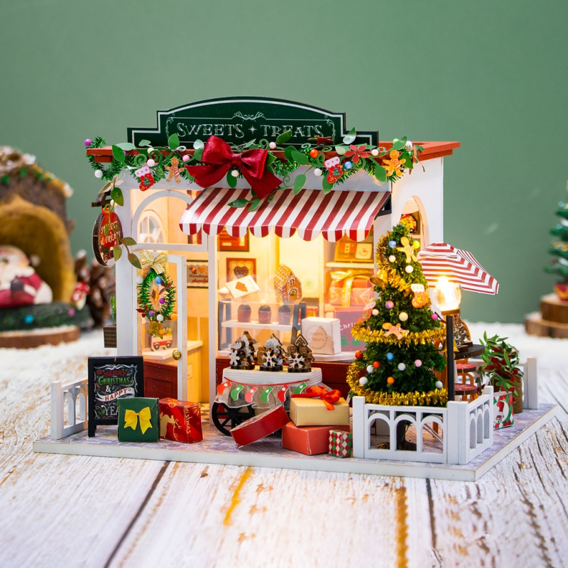 2Kids Toys miniatura domečku Vánoční cukrárna