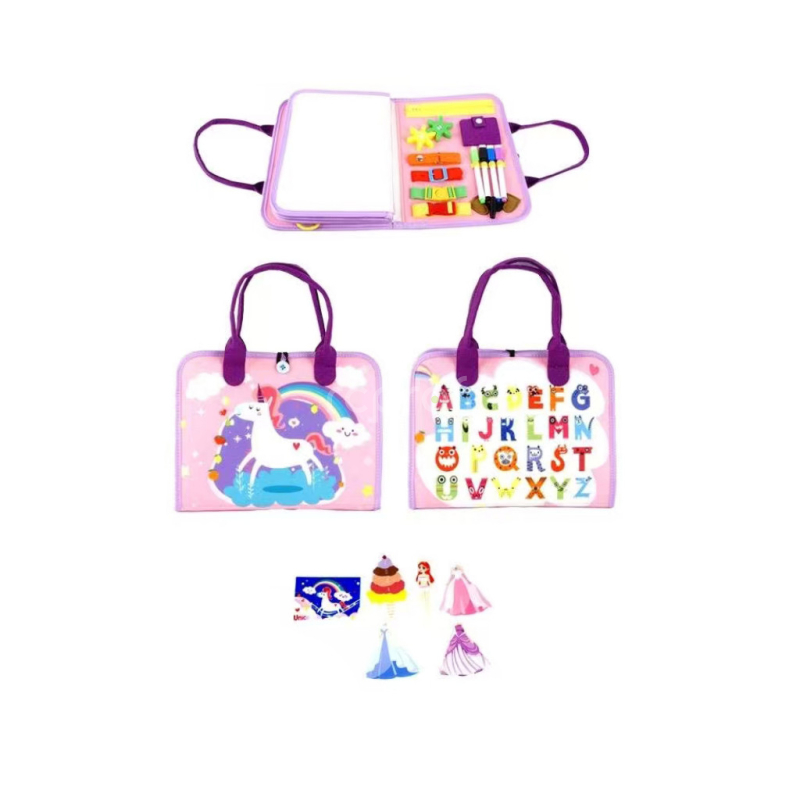 2Kids Toys Senzorická busy kniha Jedonorožec 2