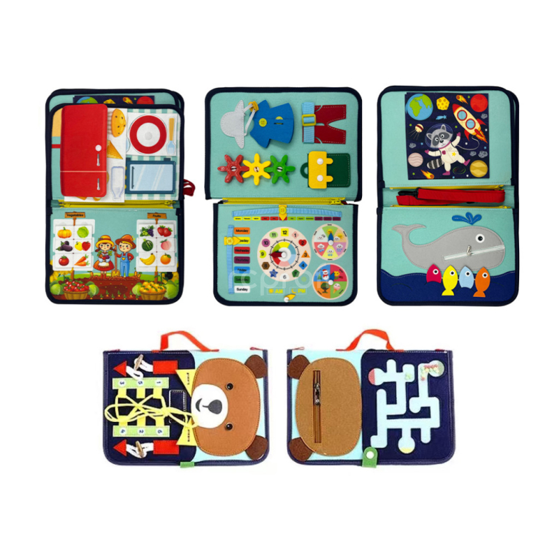 2Kids Toys Senzorická busy kniha Medvídek