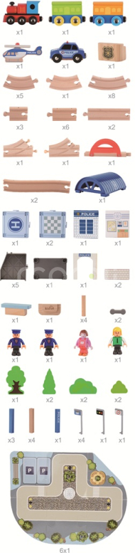 2Kids Toys Vláčkodráha Město 90 dílů