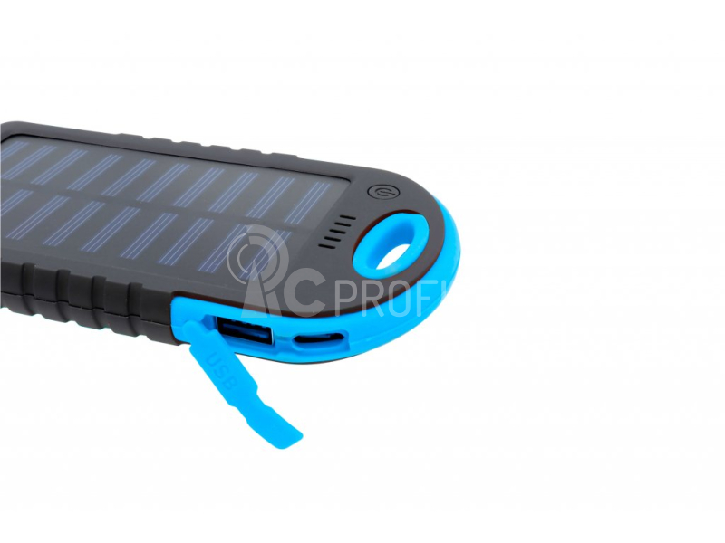 XLayer powerbank PLUS Solar 4000 mAh černá/modrá