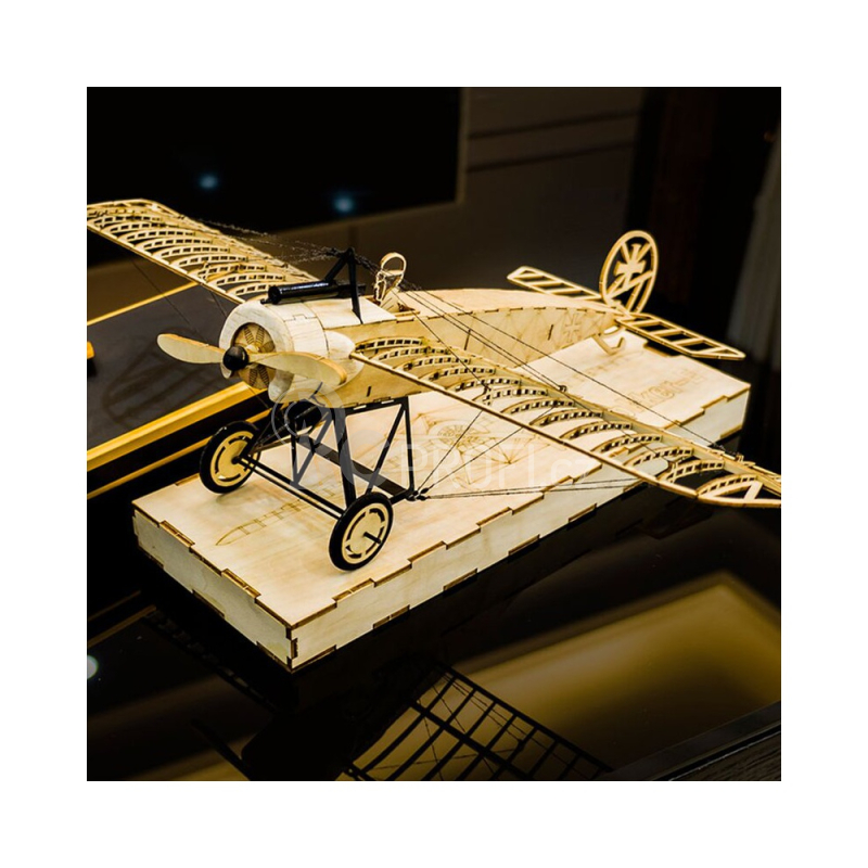 3D puzzle Fokker EIII 1:23 laser cut stavebnice 410 mm