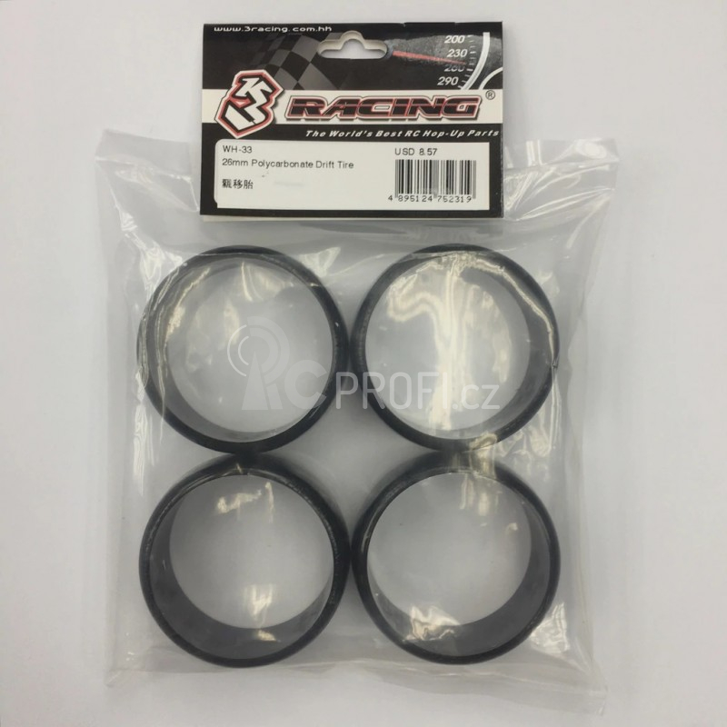 3Racing Sakura 26mm Polycarbonate Drift Tire