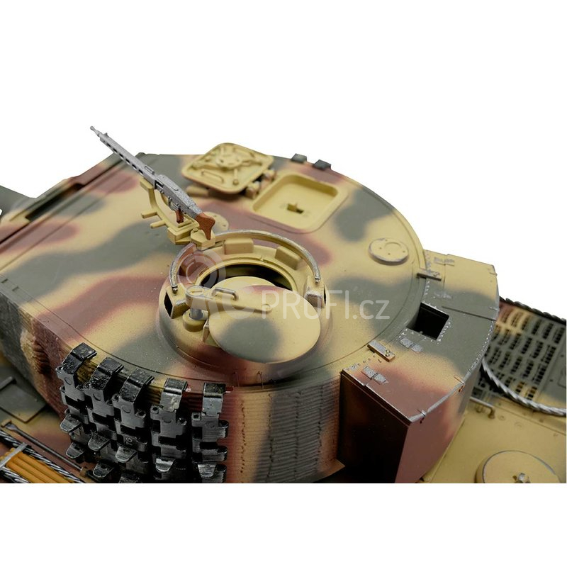 RC tank Tiger I. pozdní verze 1:16 IR, maskáč