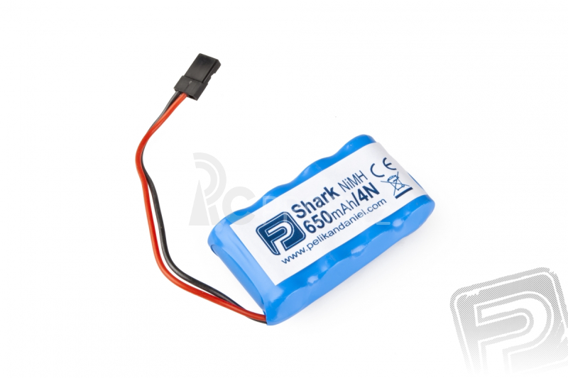 4.8V 650mAh Rx plochý pack JR KAN