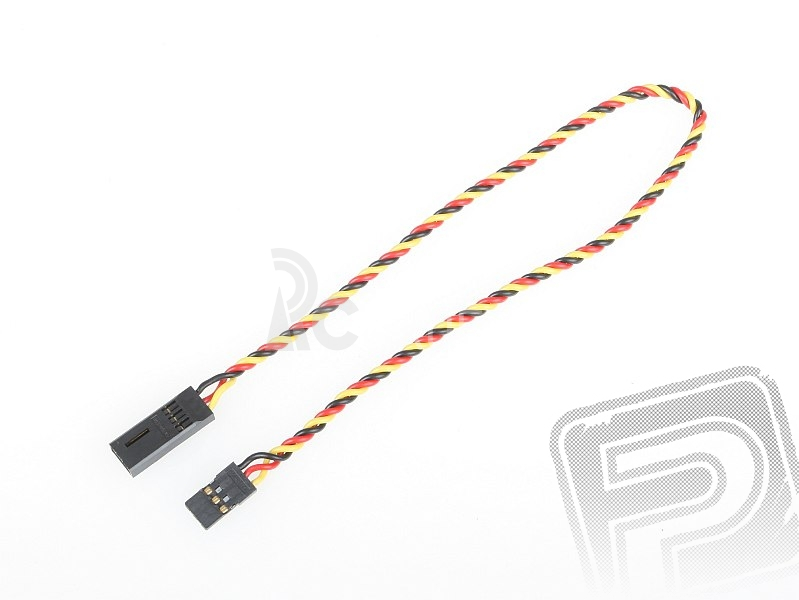 4610 S prodlužovací kabel 30cm JR kroucený silný, zlacené kontakty