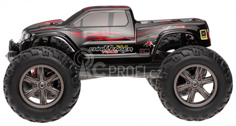 RC auto X9115 Challenger monster, červená + náhradní baterie