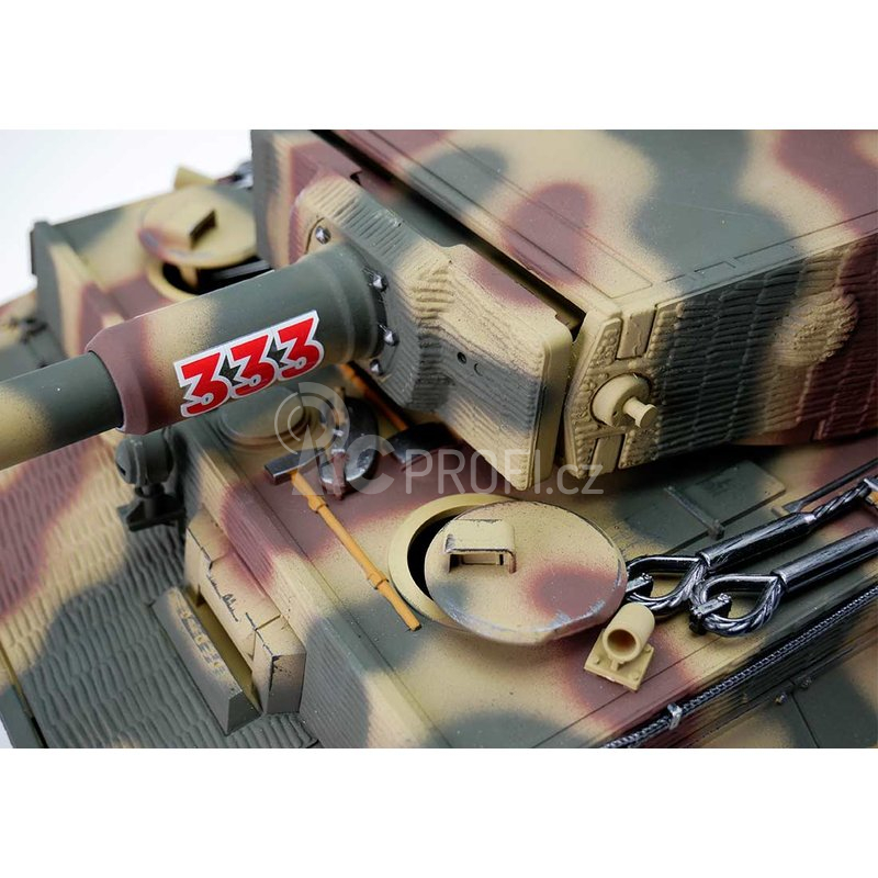 RC tank Tiger I. pozdní verze 1:16 IR, maskáč