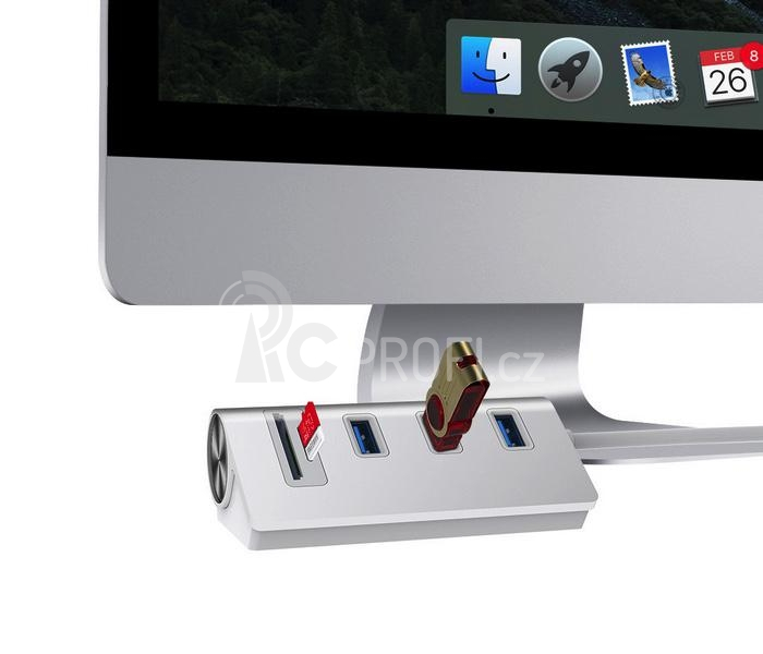 5in1 Aluminum Alloy Docking Station / Card Reader (USB 3.0)