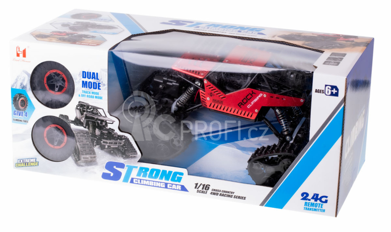 RC ROCK CRAWLER 4X4 LH-012, červená