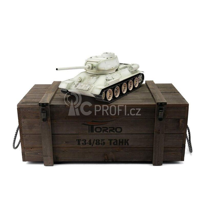 TORRO tank PRO 1/16 RC T-34/85 zimní kamufláž - BB Airsoft