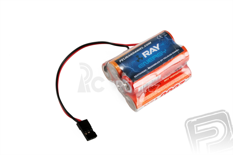 6.0V 2000AA Long RAY RX 5čl. přijímačový (pyramida)