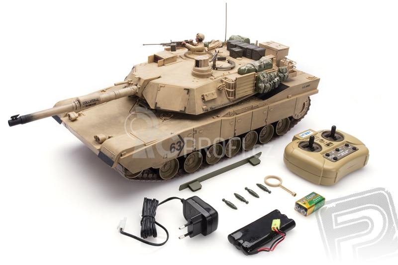 M1A2 Abrams1:16, RC tank 2,4GHz