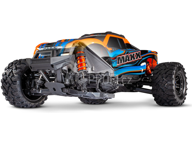 RC auto Traxxas Maxx 1:8 4WD TQi RTR, oranžová