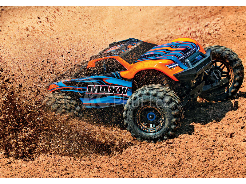 RC auto Traxxas Maxx 1:8 4WD TQi RTR, oranžová