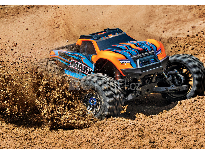 RC auto Traxxas Maxx 1:8 4WD TQi RTR, oranžová