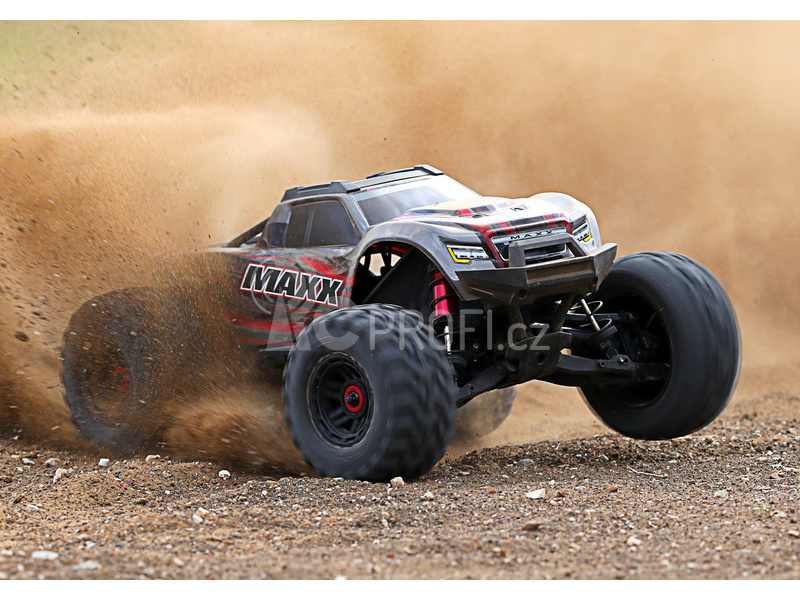 RC auto Traxxas Maxx 1:8 4WD TQi RTR, červená