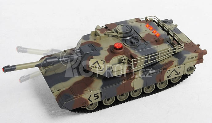RC Abrams 1:24 - 36cm - infra střely