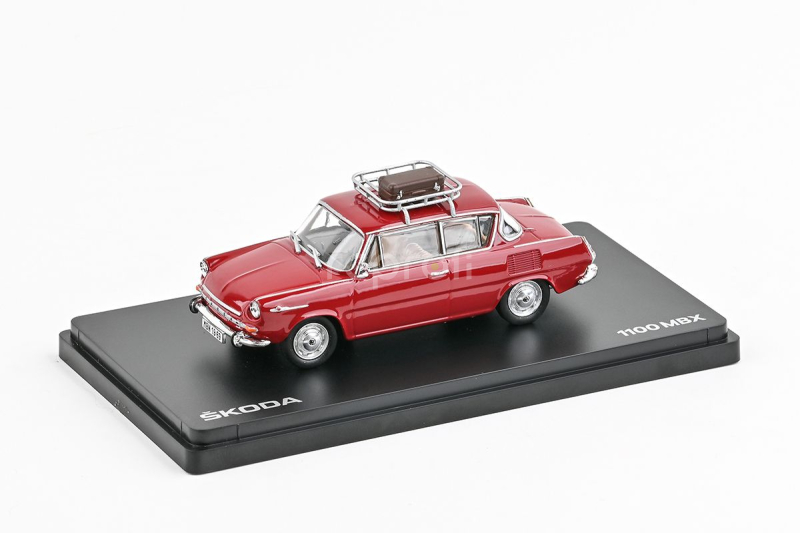 Abrex Škoda 1100MBX (1969) 1:43 - Červená Rubínová