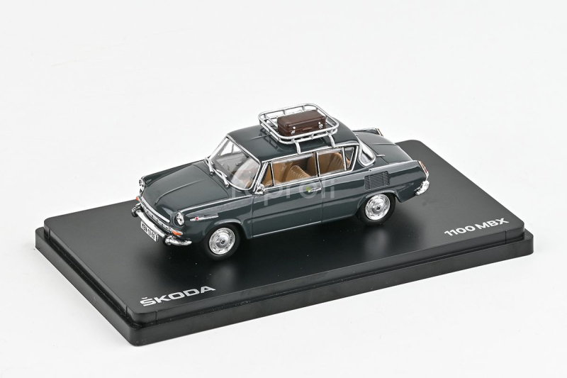 Abrex Škoda 1100MBX (1969) 1:43 - Šedá Tmavá
