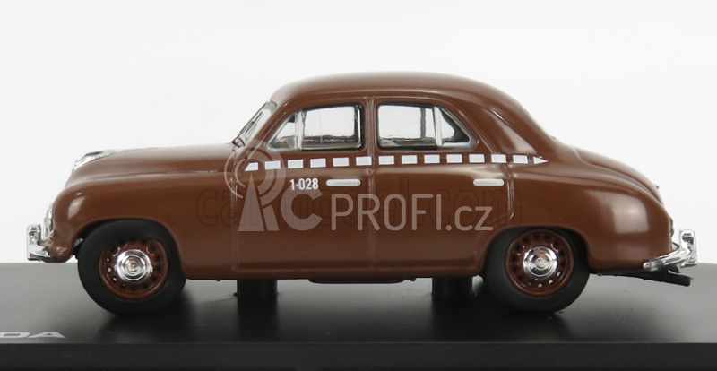 Abrex Škoda 1201 Taxi 1956 1:43 Brown