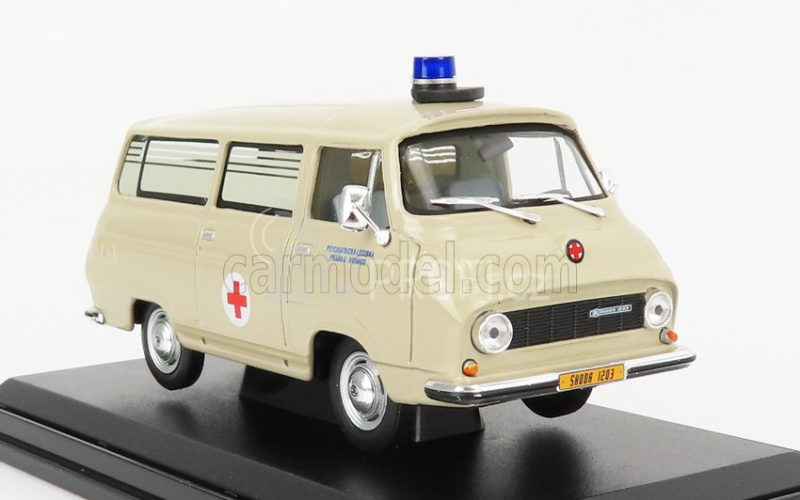 Abrex Škoda 1203 Minibus Ambulance 1974 1:43 Beige