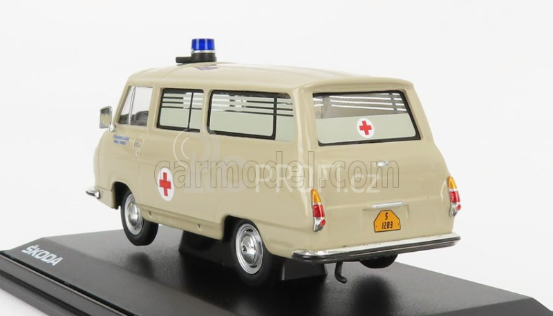 Abrex Škoda 1203 Minibus Ambulance 1974 1:43 Beige