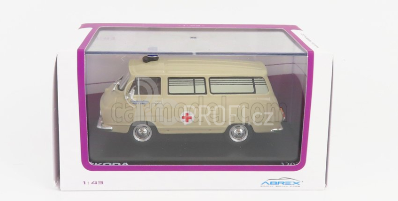 Abrex Škoda 1203 Minibus Ambulance 1974 1:43 Beige