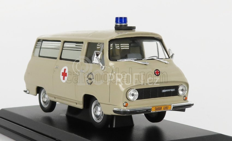 Abrex Škoda 1203 Minibus Ambulance 1974 1:43 Beige